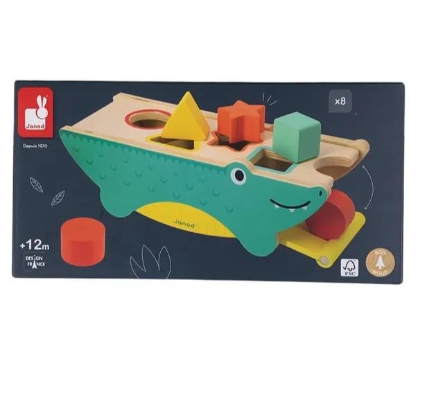 Janod Kroko Shape Sorter Tropics