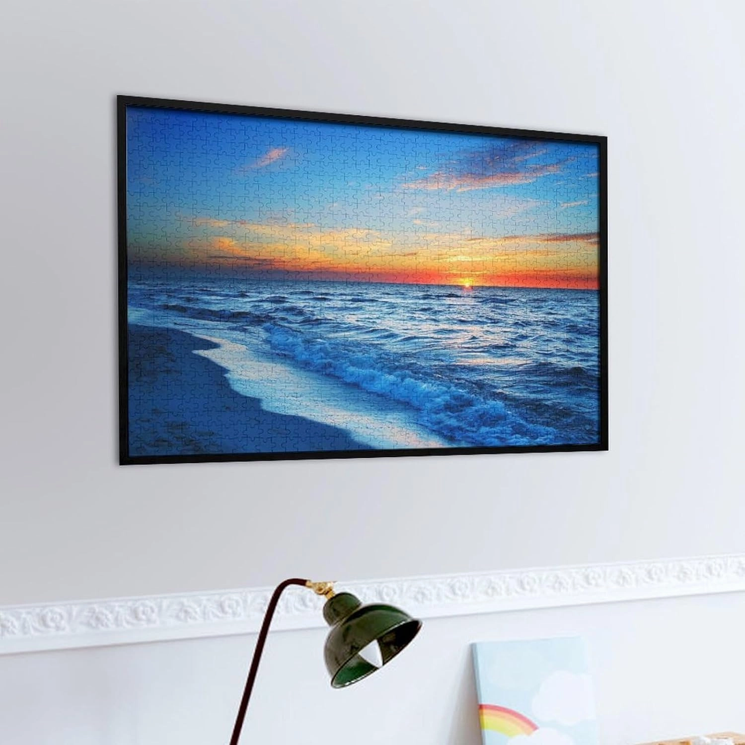 Jigsaw Puzzles - Hawaiian Sunset Beach 1000 Pieces Jigsaw Puzzle challenging and Stimulating Puzzle Game Wall Art Unique Gift