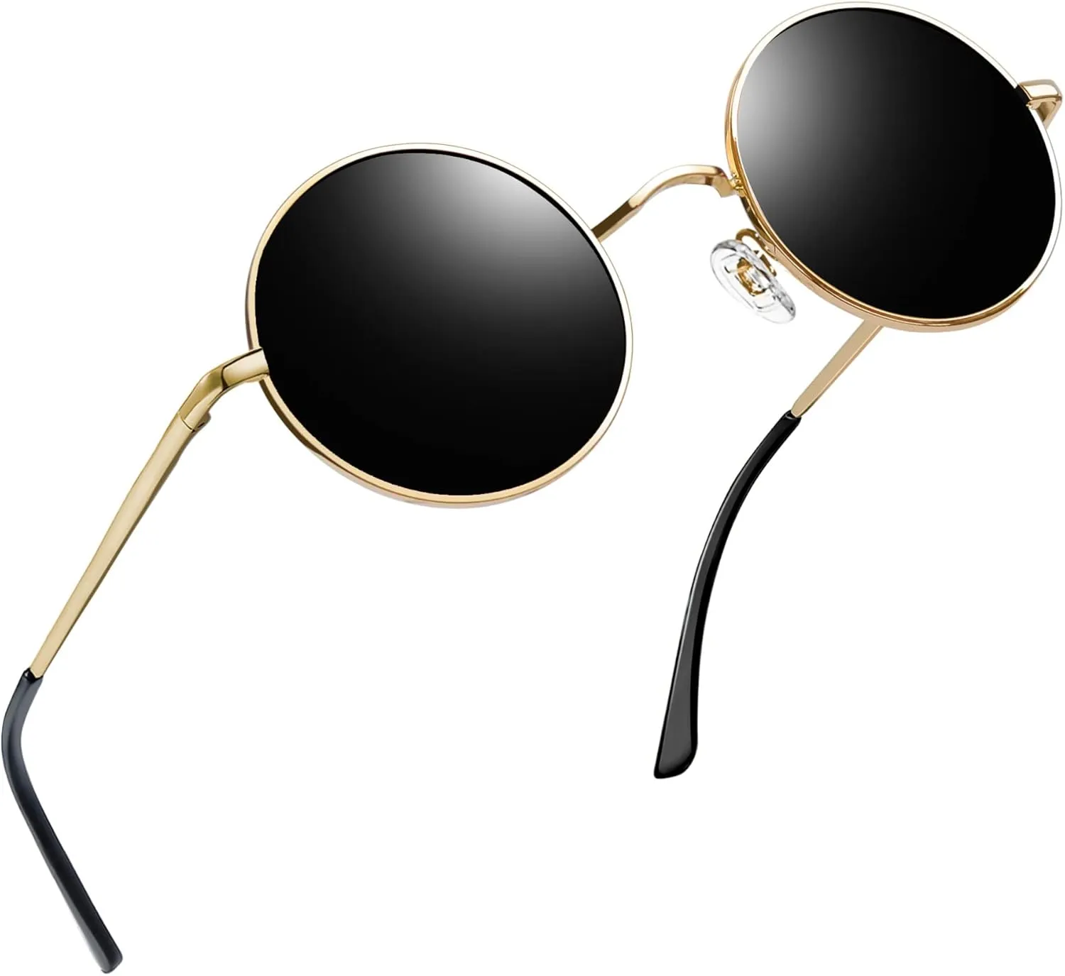 Joopin Hippie Round Sunglasses for Women Men Small Circle Sun Glasses Polarized UV400 Protection