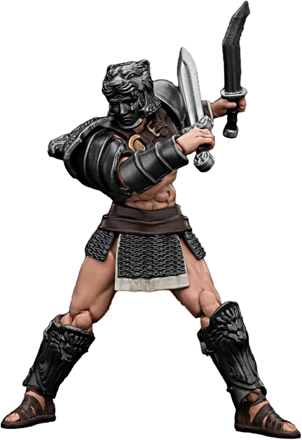 JOYTOY Strife 1/18 Action Figures Roman Gladiator Griffon Gladiator Collectible Model Birthday Gifts 10.8CM Action Figure with Articulated Joints