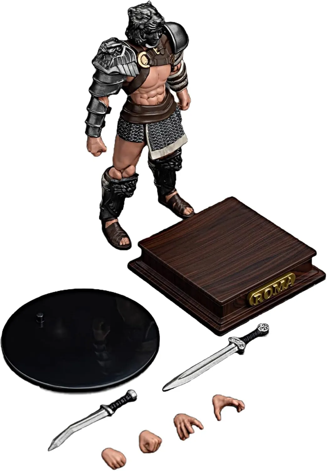 JOYTOY Strife 1/18 Action Figures Roman Gladiator Griffon Gladiator Collectible Model Birthday Gifts 10.8CM Action Figure with Articulated Joints