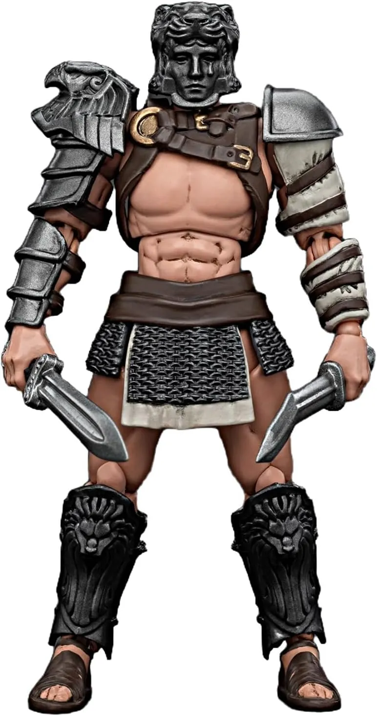 JOYTOY Strife 1/18 Action Figures Roman Gladiator Griffon Gladiator Collectible Model Birthday Gifts 10.8CM Action Figure with Articulated Joints