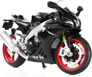 July 4th Gift for Boys 1:12 Motorcycle Model Toy for Aprilia RSV4 RR1000 Metal Die-cast with Plastic Motorcycle Model Mini Moto Gift for Adult（Independence Day Toy Deal ）