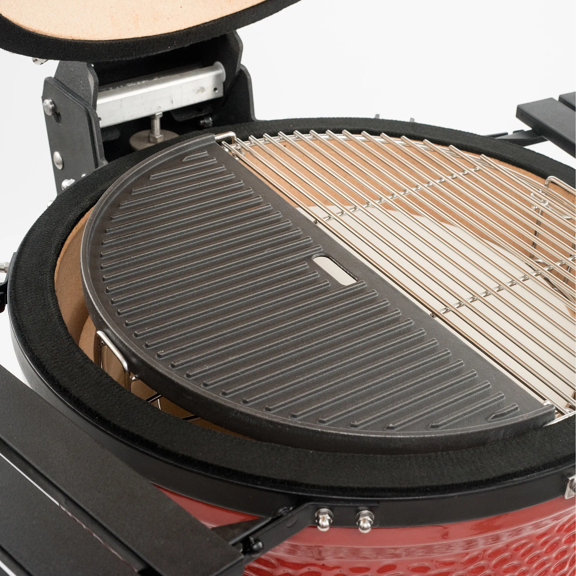 Kamado Joe Classic Joe Half Moon Cast Iron Reversible Hotplate