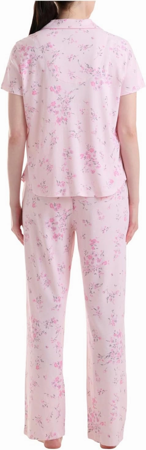 Karen Neuburger Women's Girlfriend Long Sleeve Top and Cozy Bottom Pajama Set
