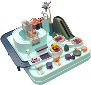 KESYOO Interactive Car Track Includes Cars Fun Indoor Activity for Flexible and Engaging Track for Family Play