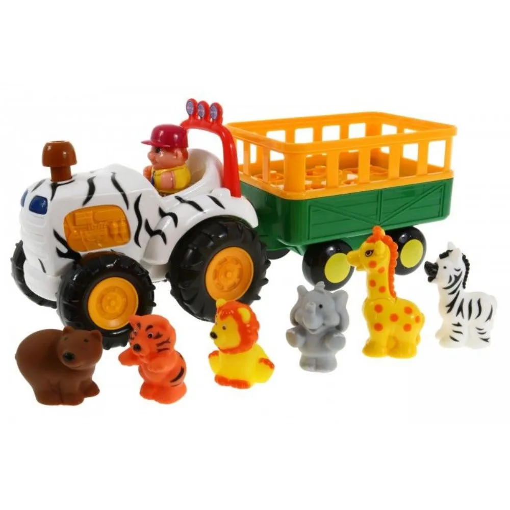 Kiddieland Safari Wagon With Animal Trailer