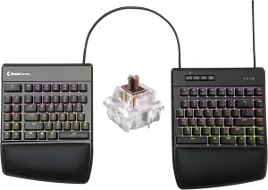 KINESIS GAMING Freestyle Edge RGB Split Mechanical USB Keyboard (MX Brown)
