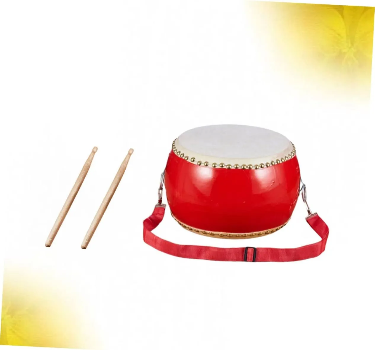Kisangel Boys and Girls-Friendly Drum for Toddler Baby Drum Toy Bright Colors 23cm Music Toy for Boys and Girls