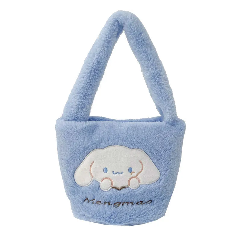 Korean Style Plush Lolita Cute Clow Handbags