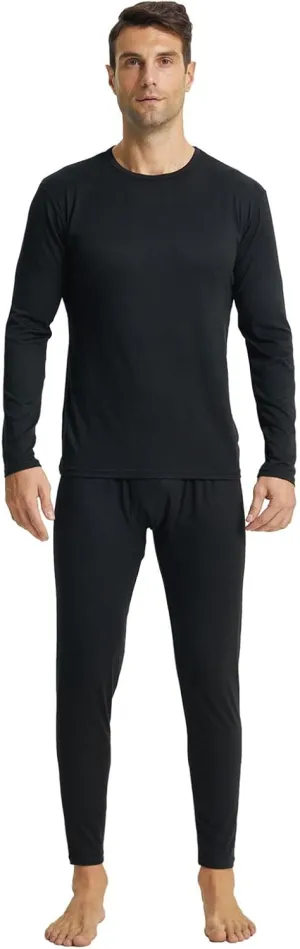 LANBAOSI Mens Long Johns Thermal Underwear Set Long Sleeve Shirt Pants Cold Weather Top and Bottoms Base Layer