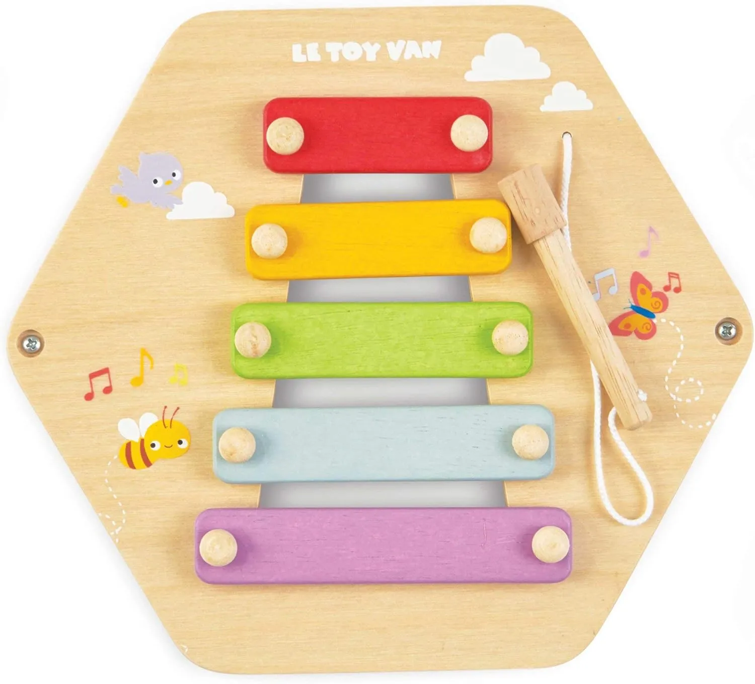 Le Toy Van Xylophone Activity Tile Premium Wooden Toys for Kids Ages 18 Months & Up
