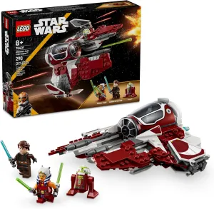 LEGO Star Wars: The Clone Wars Ahsoka's Jedi Interceptor Spaceship Building Toy - Kids Star Wars Toy for Boys and Girls, Ages 8  - Gift Idea for Birthdays - 75401