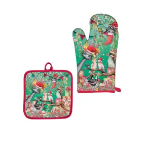 Lisa Pollock Mitt & Holder Christmas Capers