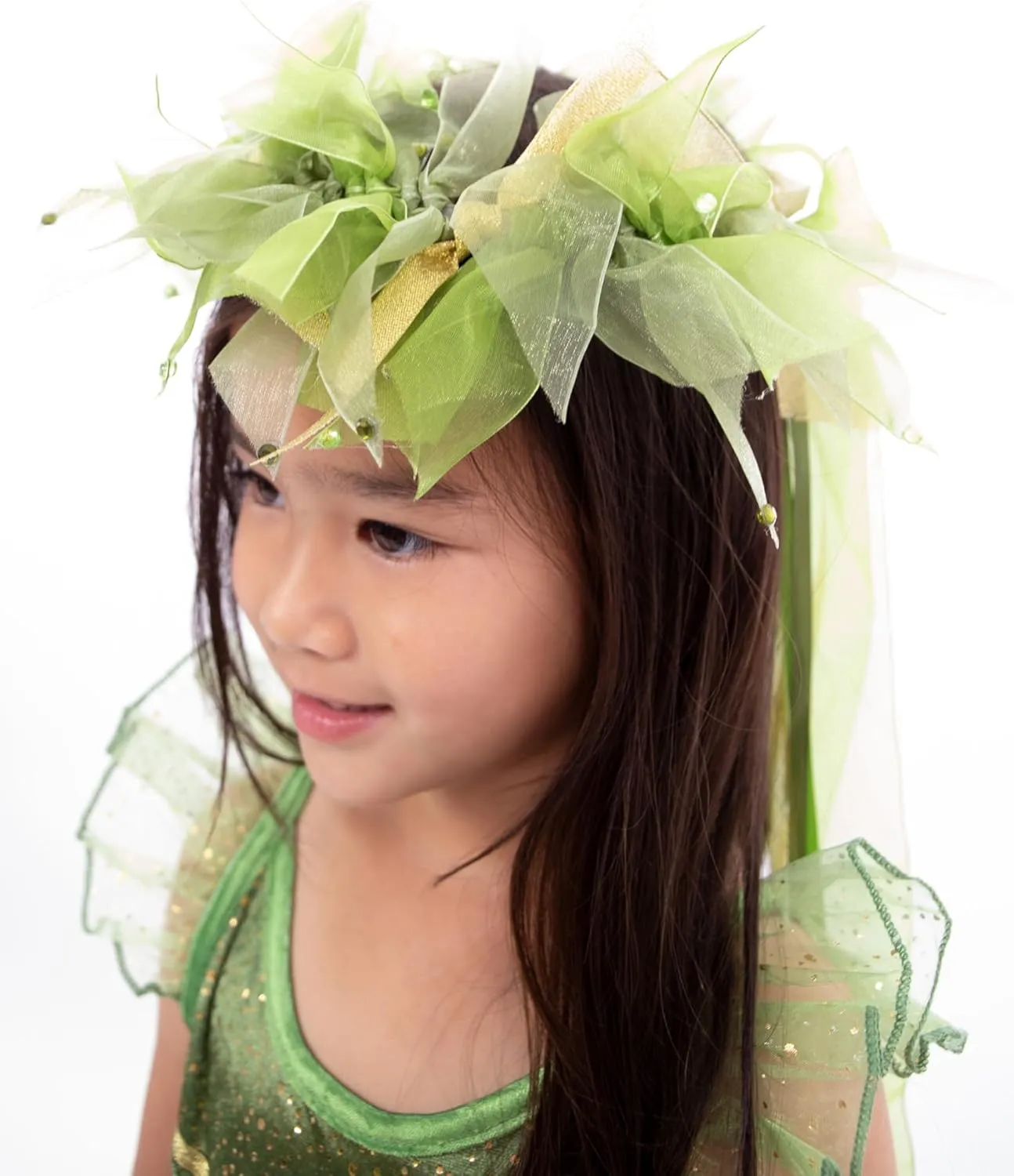 Little Adventures Fairy Princess Halo & Wand Child Accessory Set - Pretend Play and Party Accessories