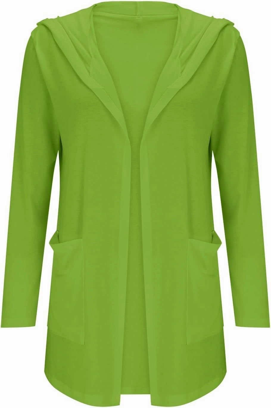 Long Cardigans for Women Trendy 2024 Summer Lightweight Casual Comfy Open Front Hooded Cardigan Sweater with Pocket