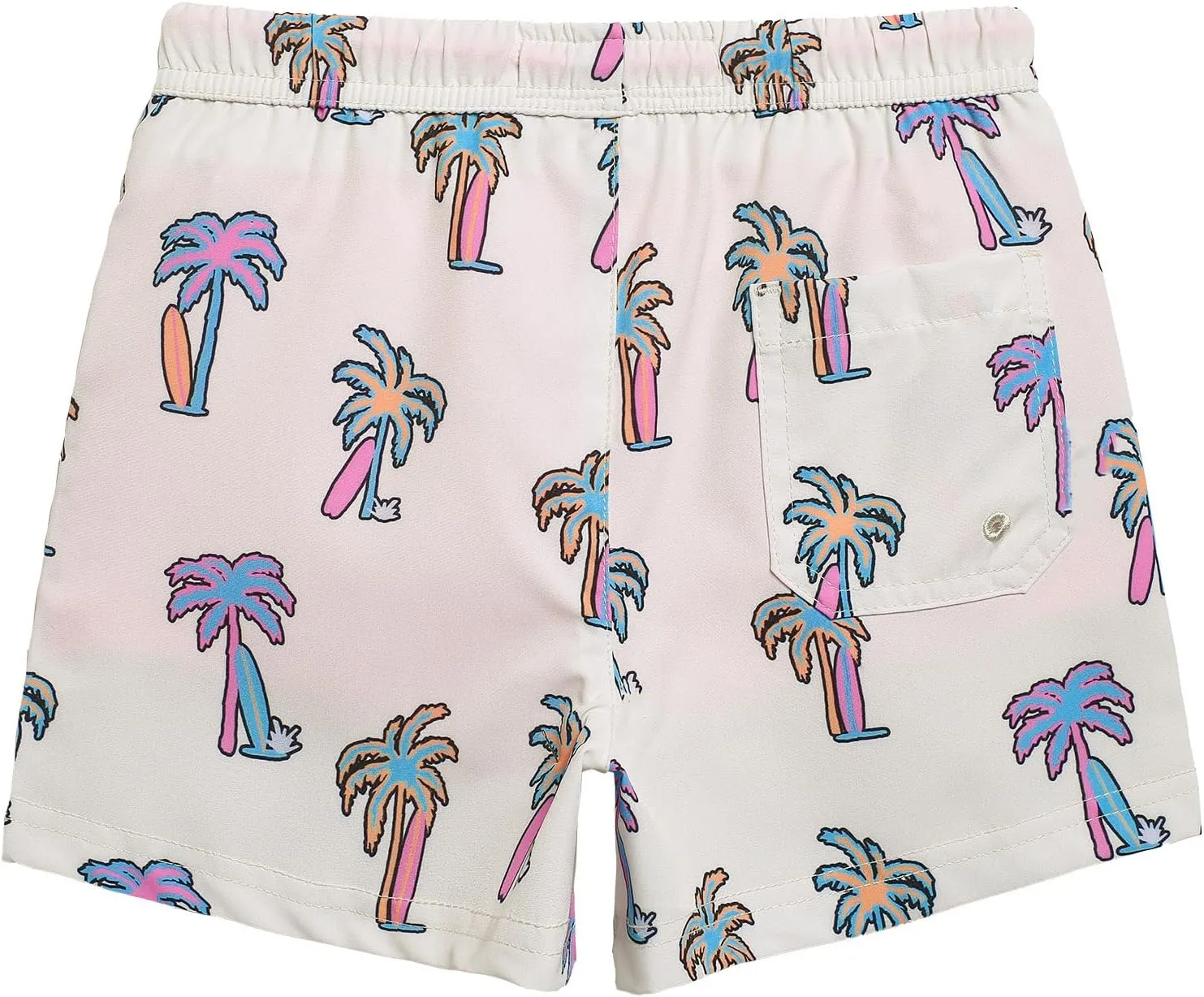 maamgic Boys Swim Trunks with Compression Liner Stretch Boy Swim Shorts Toddler Bathing Suit Swimsuit