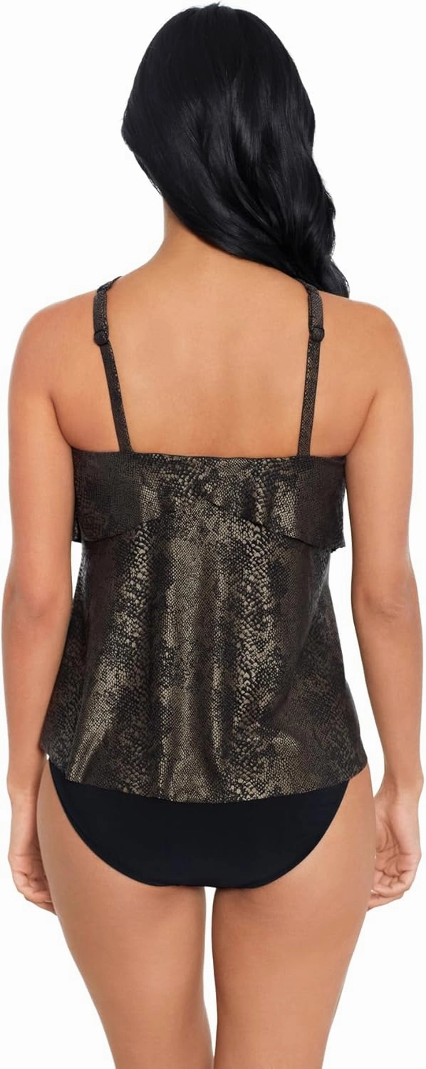MagicSuit Women's Swimwear Square Cut Carolina Wireless Adjustable Tankini Top