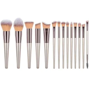 Make Up Brushes Set 14-piece Synthetic Makeup Brush Set For Foundation Powder Concealer Eyeshadow And Blush Makeup Tools Set