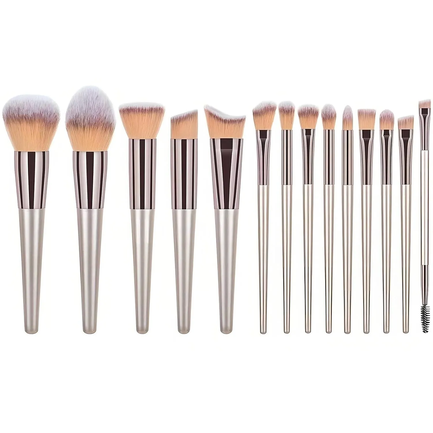 Make Up Brushes Set 14-piece Synthetic Makeup Brush Set For Foundation Powder Concealer Eyeshadow And Blush Makeup Tools Set