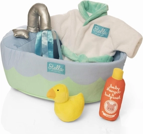 Manhattan Toy Stella Collection Soft Bath Playset with Accessories for 12" and 15" Soft Dolls