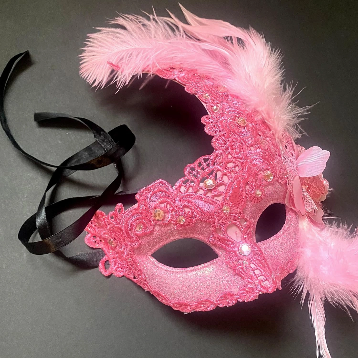 MasqStudio Brocade Lace Masquerade Ball Mask Burlesque Mardi Gras Birthday Prom Wedding Party