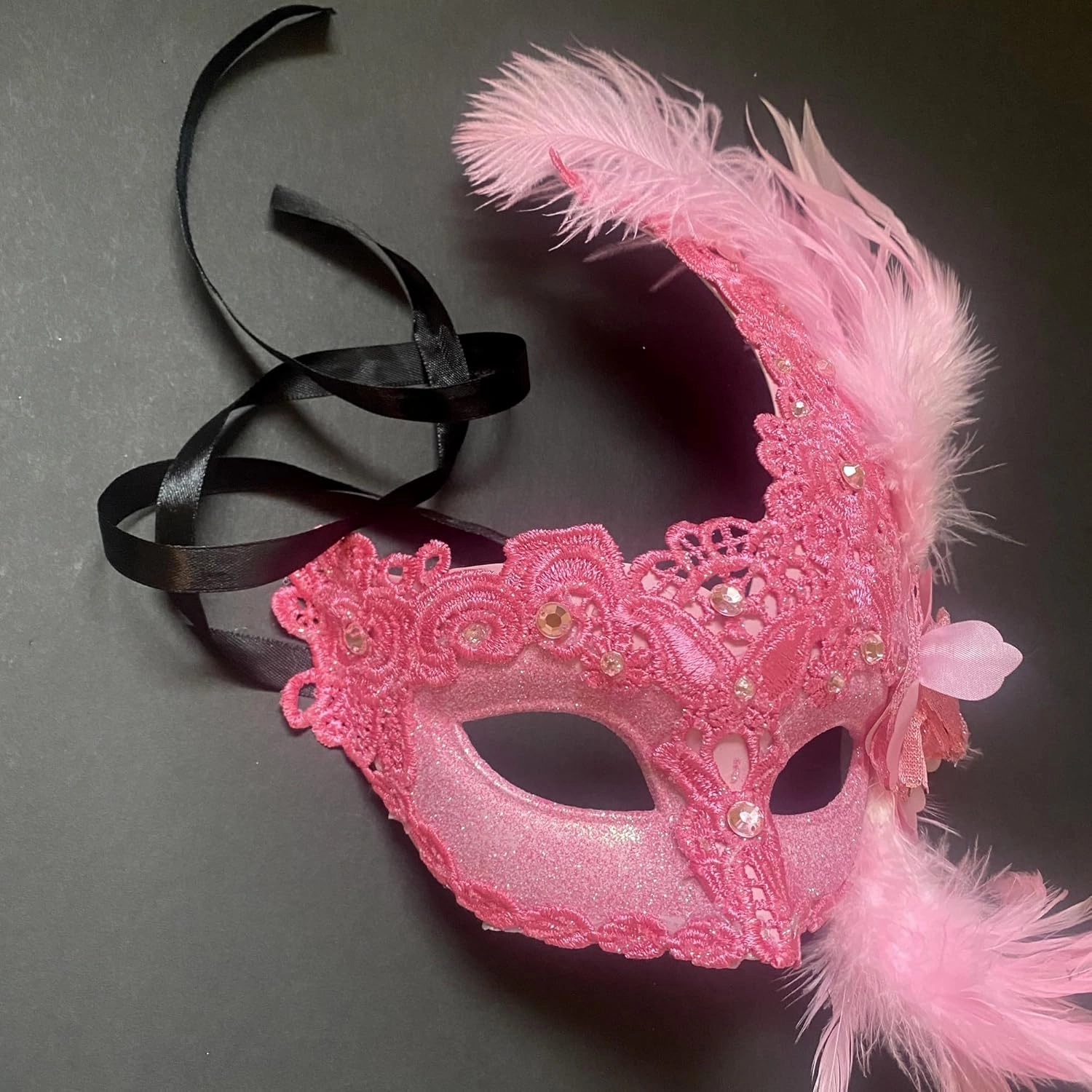 MasqStudio Brocade Lace Masquerade Ball Mask Burlesque Mardi Gras Birthday Prom Wedding Party