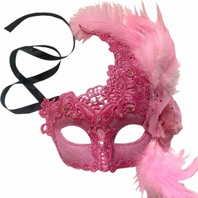 MasqStudio Brocade Lace Masquerade Ball Mask Burlesque Mardi Gras Birthday Prom Wedding Party