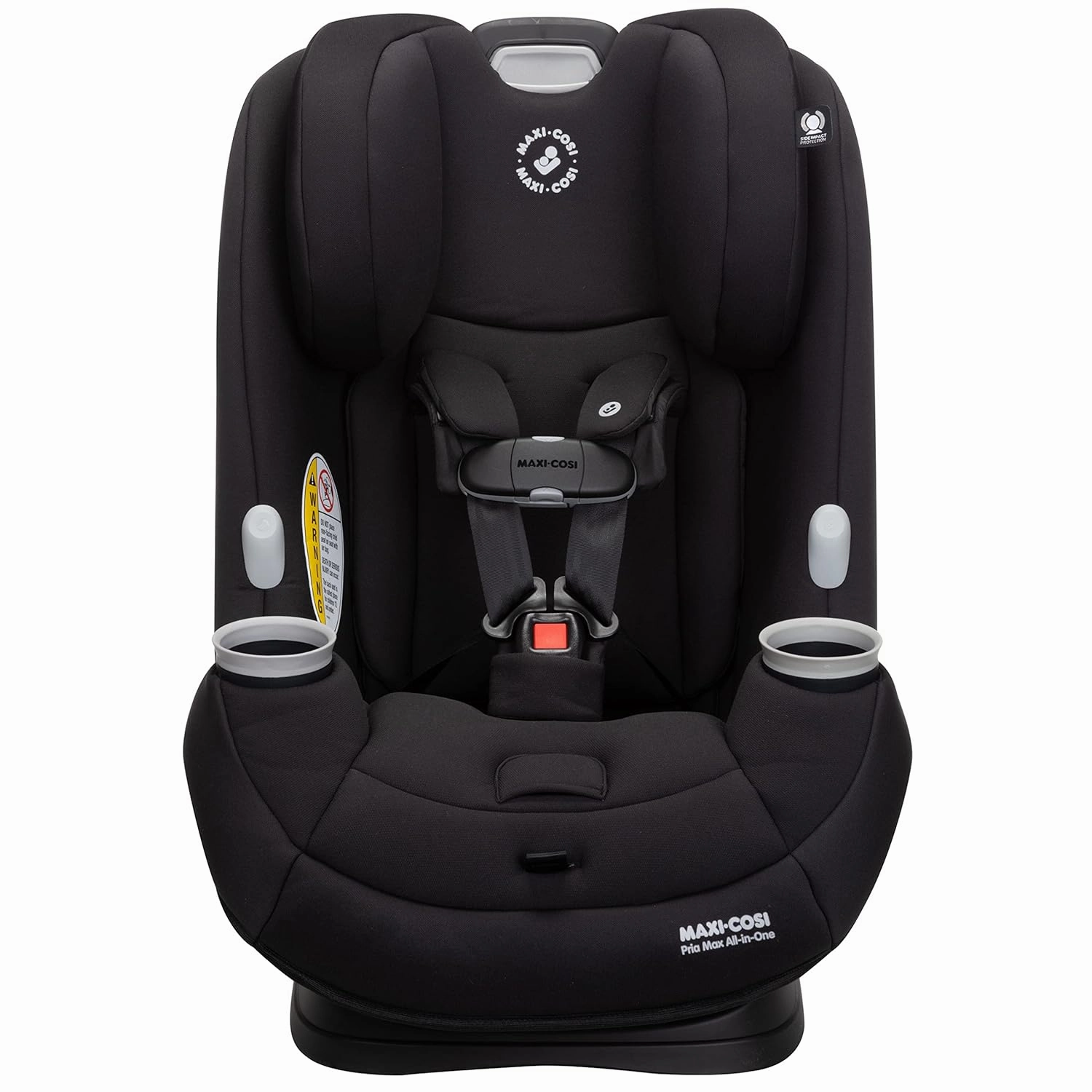 Maxi-Cosi Pria Max All-in-One Convertible Car Seat, Rear Facing Car Seat (4-40 lbs), Forward Facing Car Seat (22-65 lbs), High Back Booster Seat (40-100 lbs), Pure COSI, Essential Black
