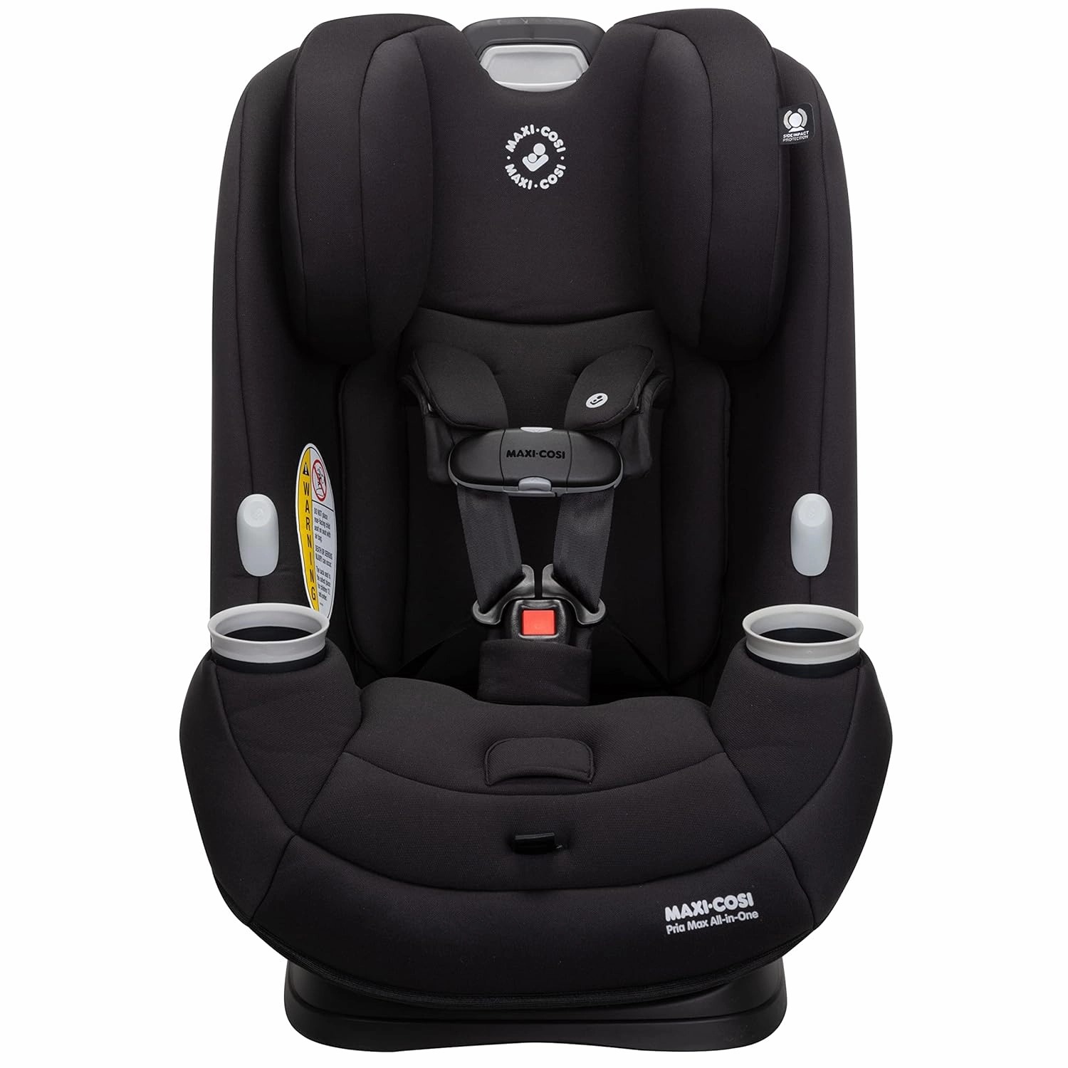 Maxi-Cosi Pria Max All-in-One Convertible Car Seat, Rear Facing Car Seat (4-40 lbs), Forward Facing Car Seat (22-65 lbs), High Back Booster Seat (40-100 lbs), Pure COSI, Essential Black