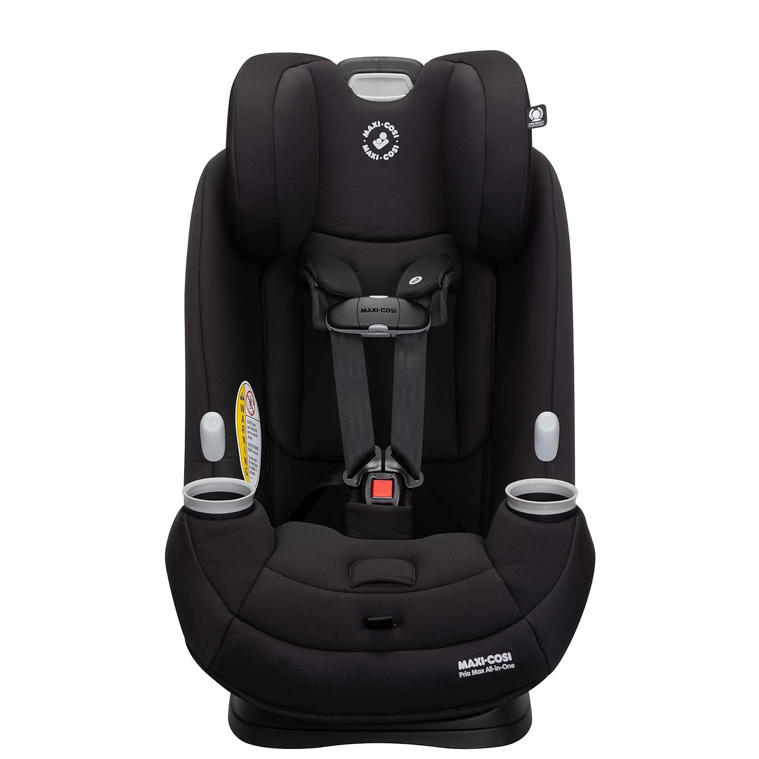Maxi-Cosi Pria Max All-in-One Convertible Car Seat, Rear Facing Car Seat (4-40 lbs), Forward Facing Car Seat (22-65 lbs), High Back Booster Seat (40-100 lbs), Pure COSI, Essential Black