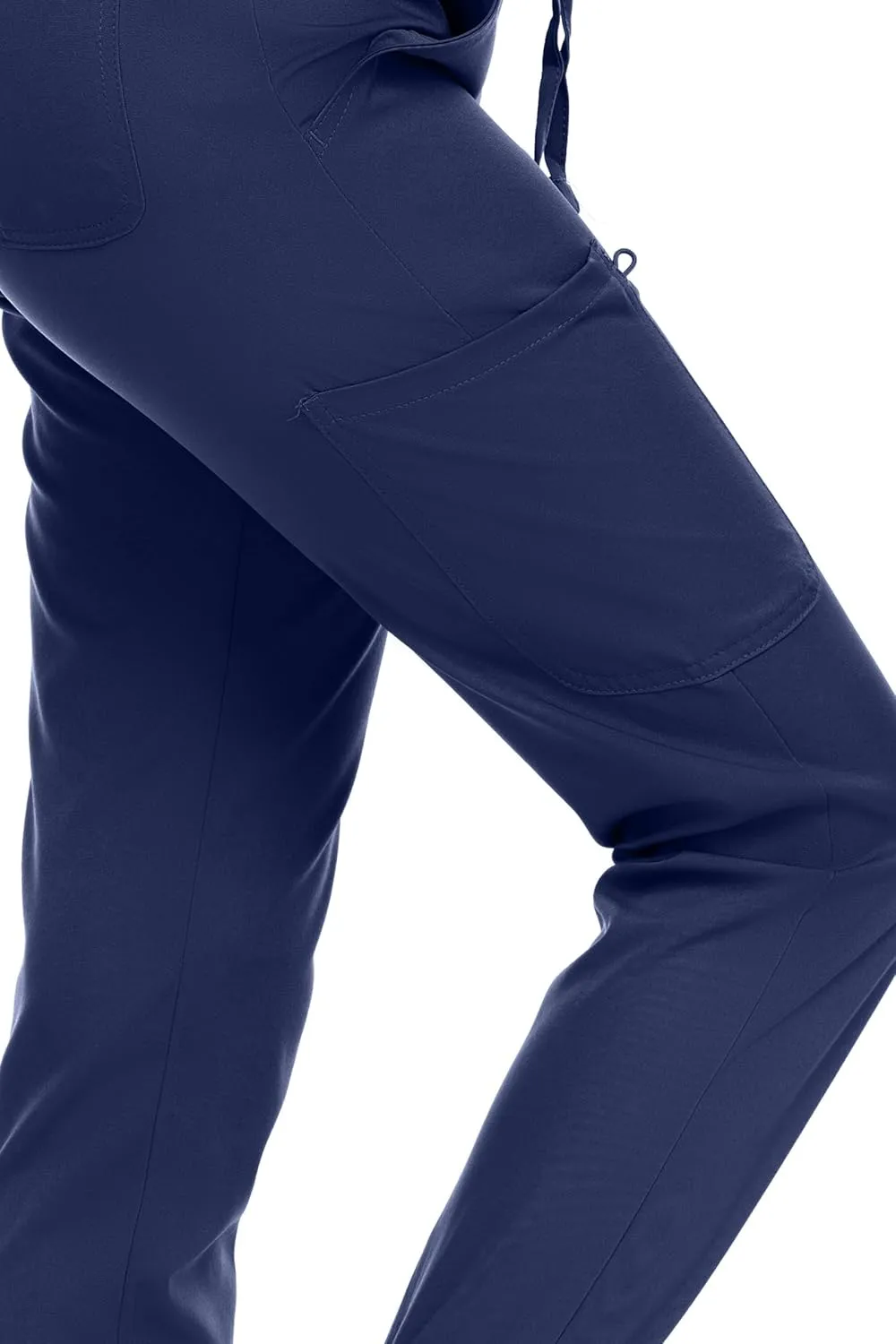 MediChic Scrub Sets for Women – 8-Pocket V-Neck Jogger Scrubs, Anti-Wrinkle, Stretch Medical Nursing Uniforms