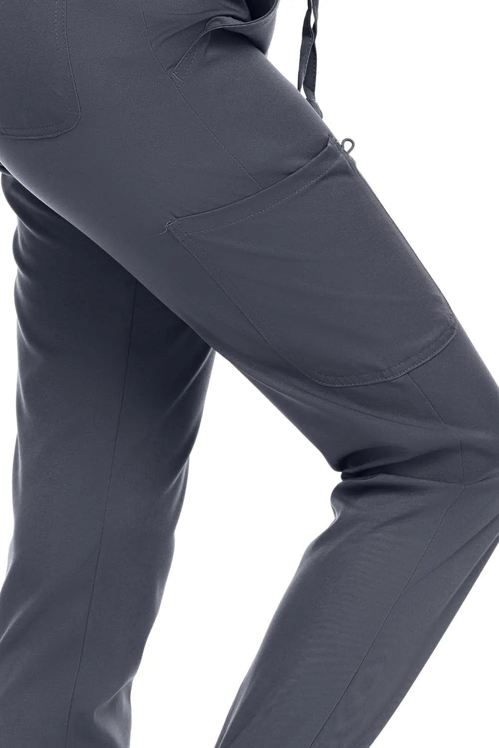 MediChic Scrub Sets for Women – 8-Pocket V-Neck Jogger Scrubs, Anti-Wrinkle, Stretch Medical Nursing Uniforms