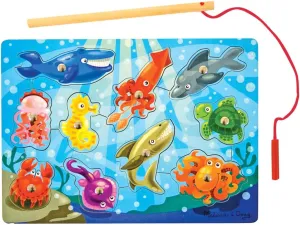 Melissa & Doug Magnetic Game Puzzles Fishing (Set of 12)