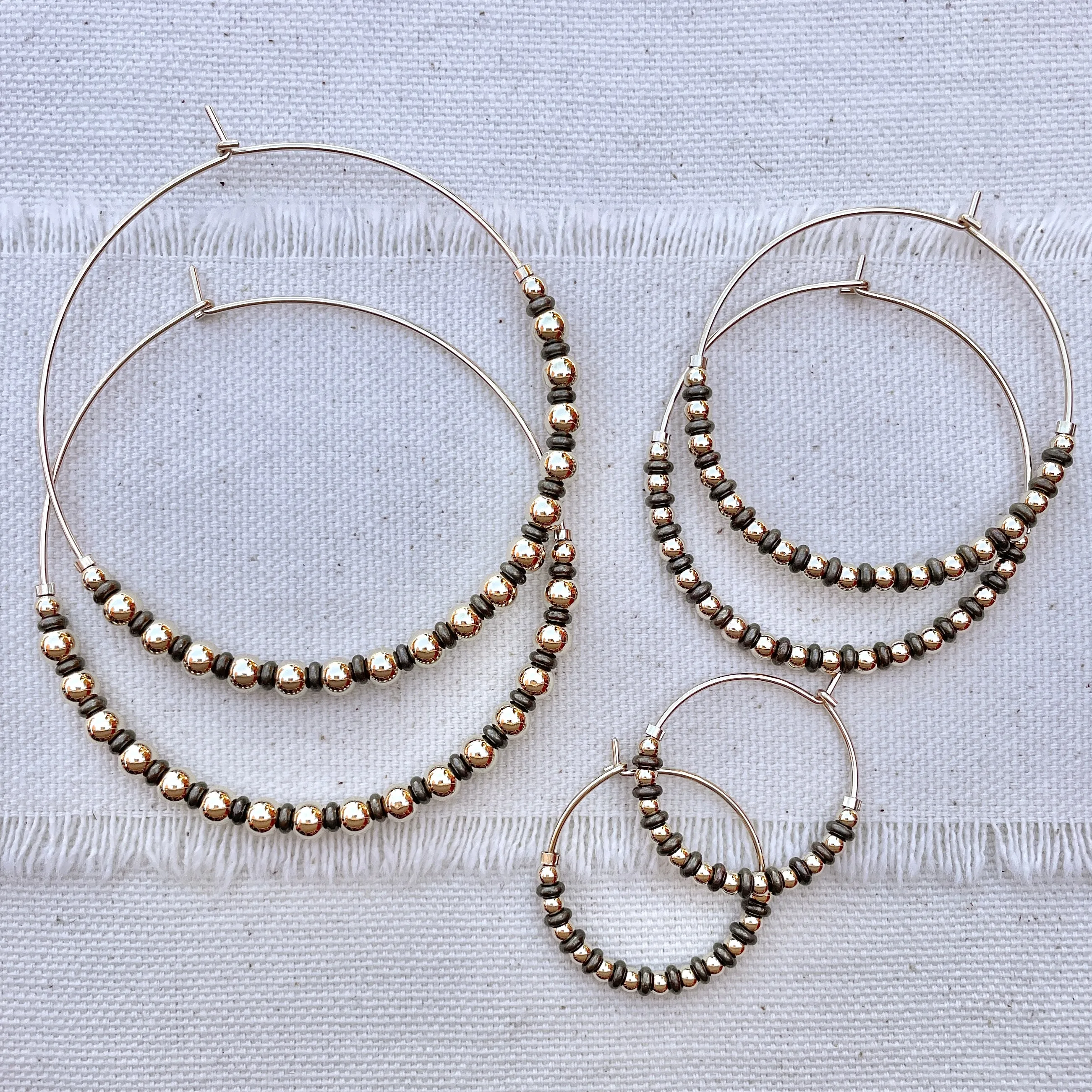 Melody Bead Hoops