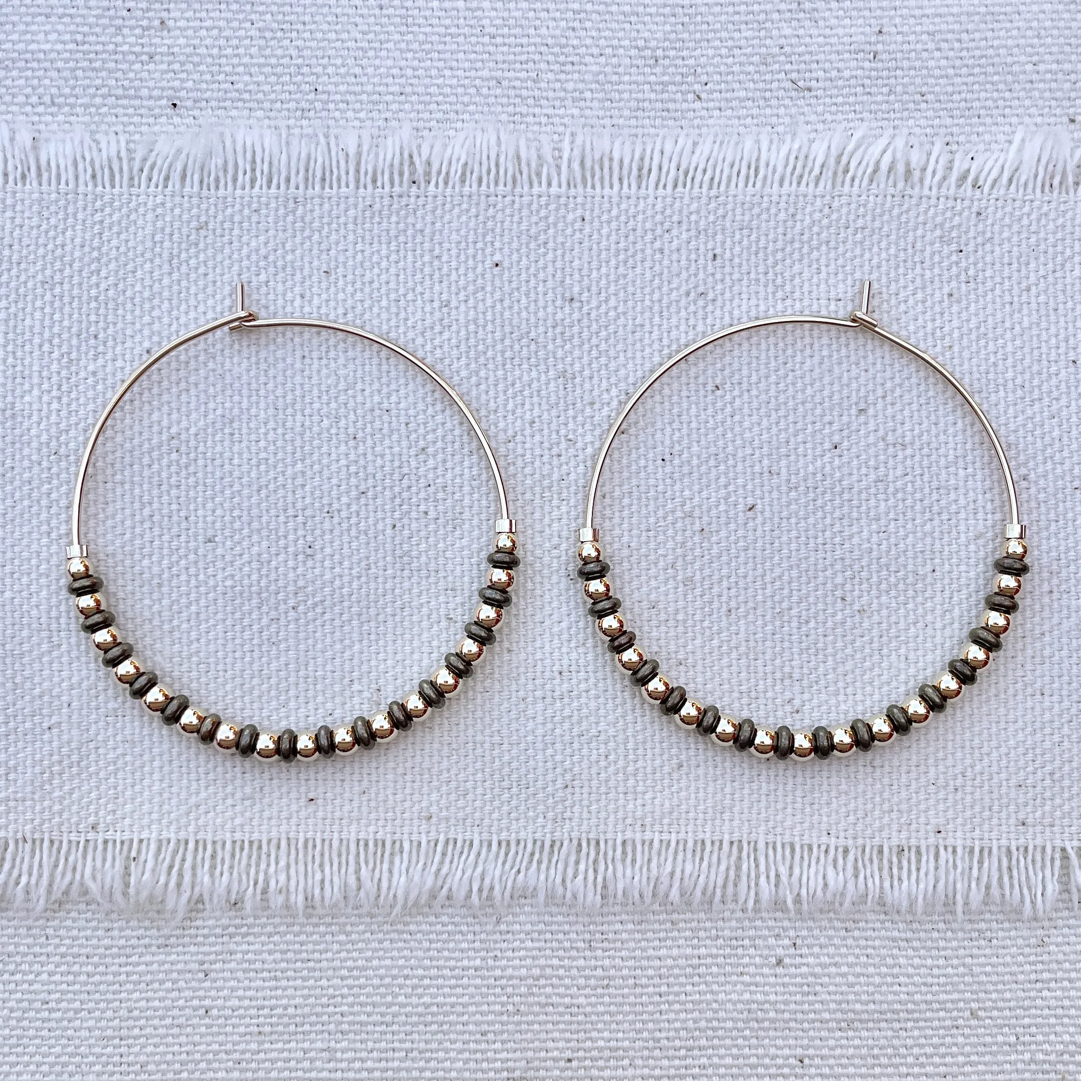 Melody Bead Hoops
