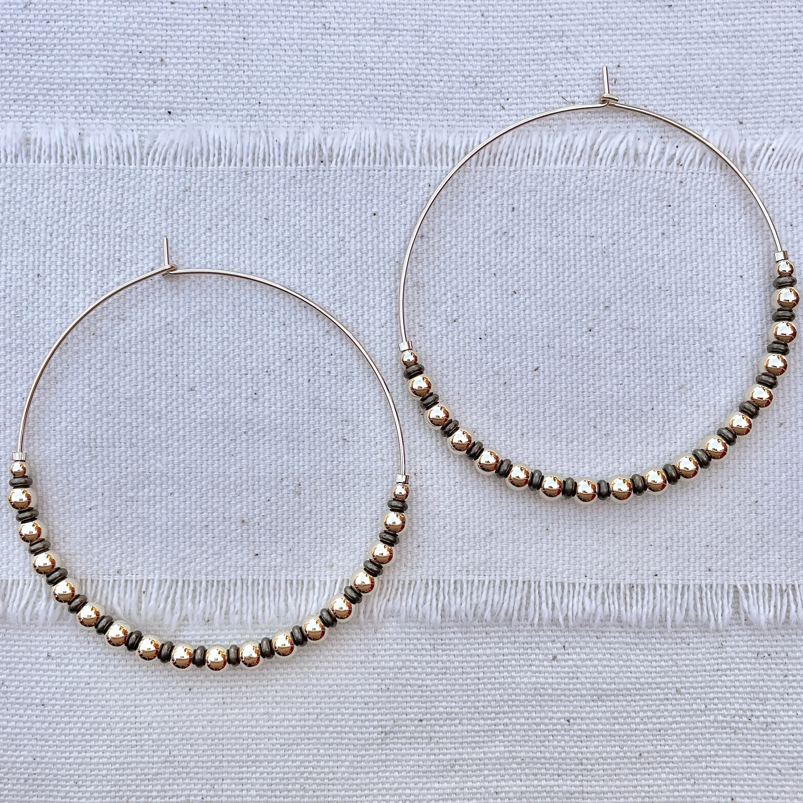 Melody Bead Hoops