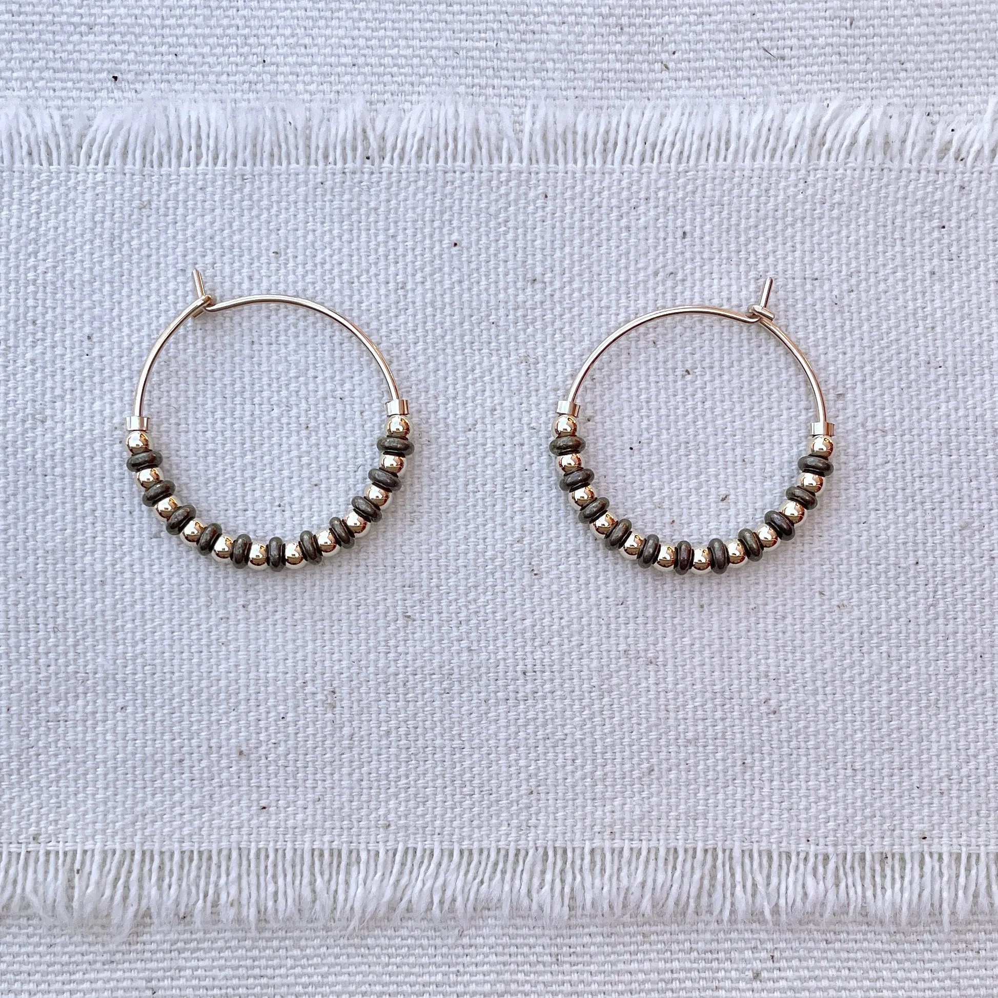 Melody Bead Hoops