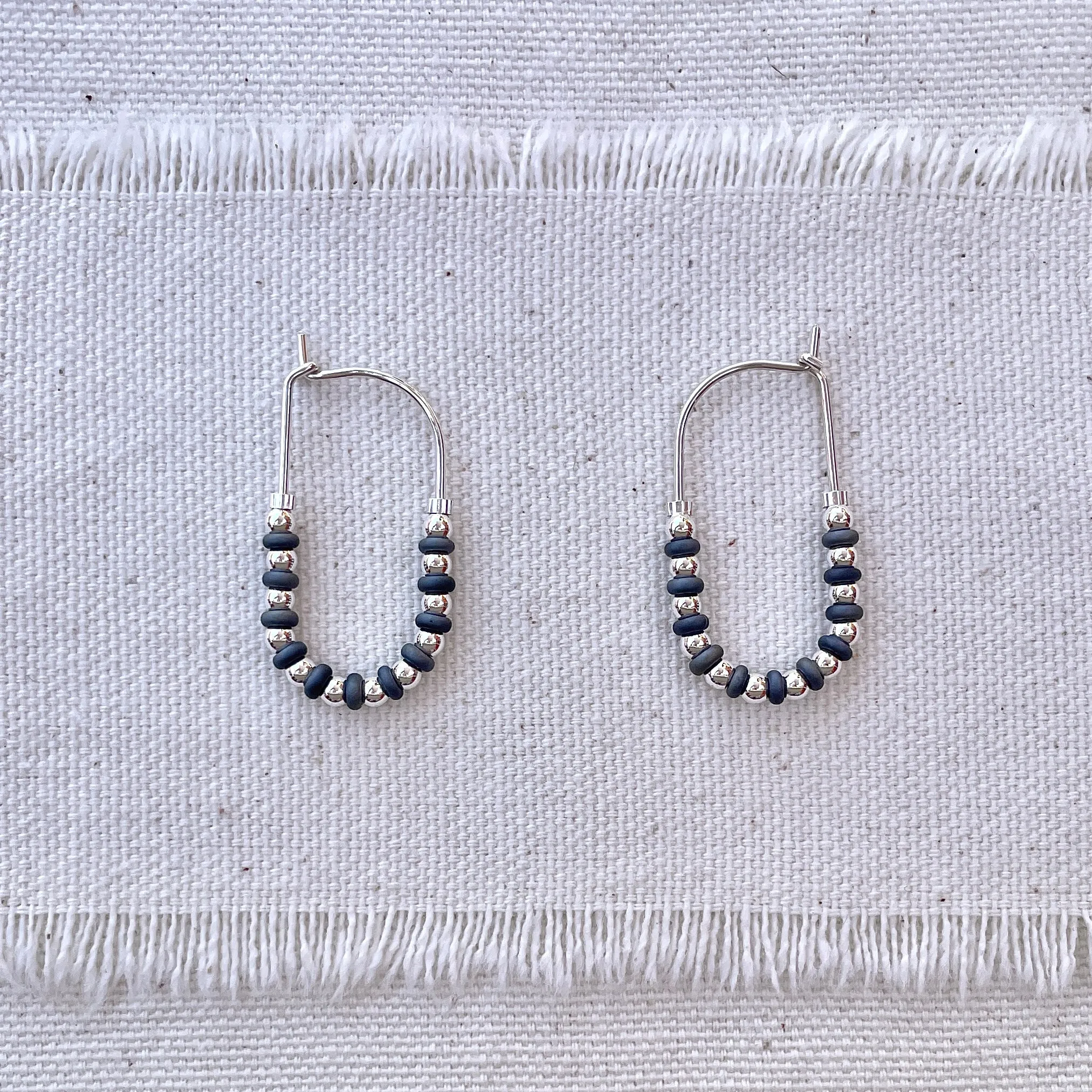 MELODY Oblong Bead Hoops