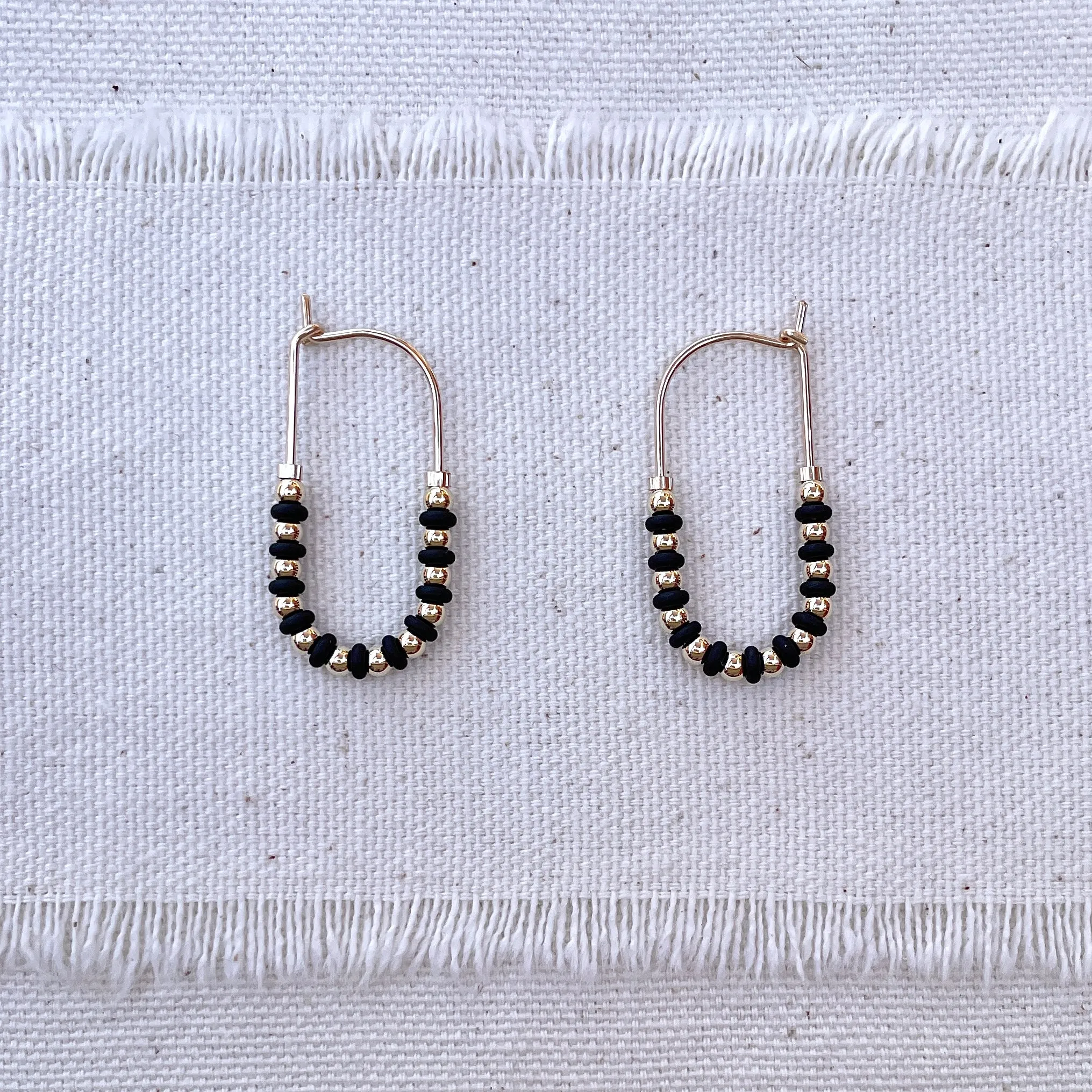 MELODY Oblong Bead Hoops