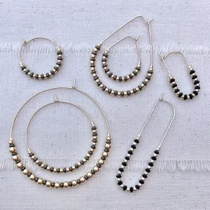 MELODY Oblong Bead Hoops