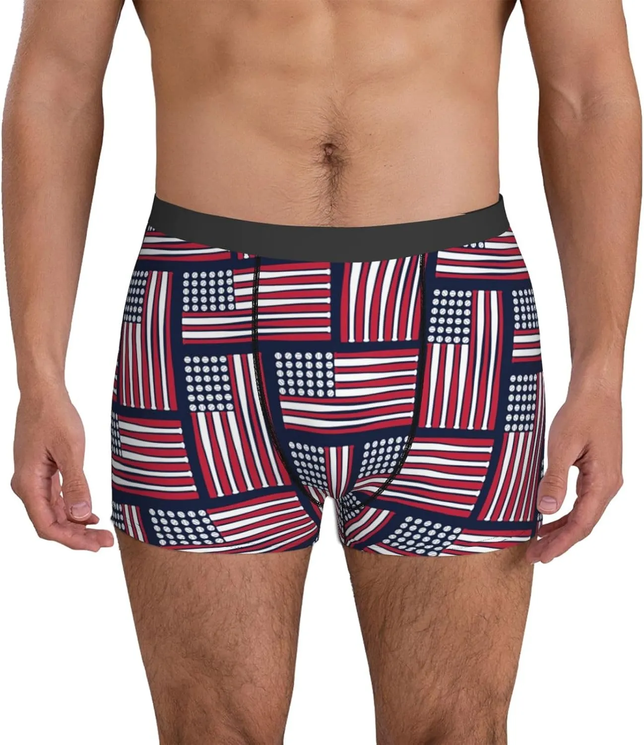 Men's Boxer Briefs Boston Terrier Floral Dog Underwear Trunks Soft Stretch Sport Breathable Short Leg Underpants