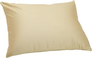Microbead Throw Pillow with Removable Cover Bed Body Microbead Pillow Neck Head Back Support, Spandex Soft Silky Fabric for Sleeping and Travel Sofa Bedroom Comfortable (Blonde Color)
