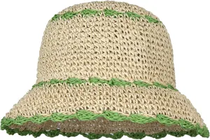 Minache Foldable Wide Brim Colorful Crochet Straw Hat Outdoor Visor Hat for Women Girl