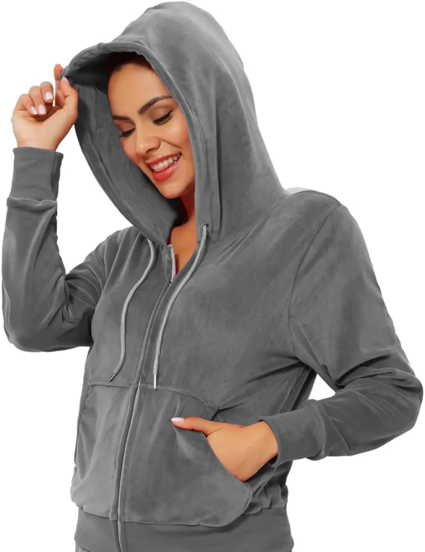 MINANUO Tracksuit 2 Pieces Joggers Outfits for Women Jogging Sweatsuits Set