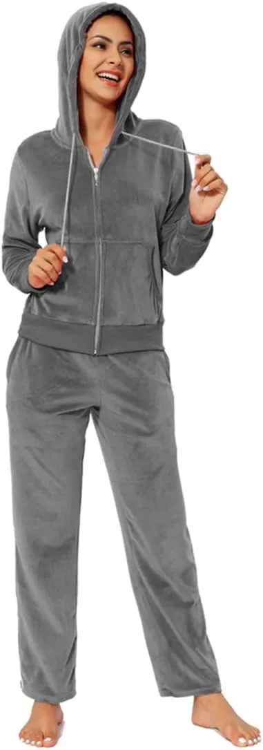 MINANUO Tracksuit 2 Pieces Joggers Outfits for Women Jogging Sweatsuits Set
