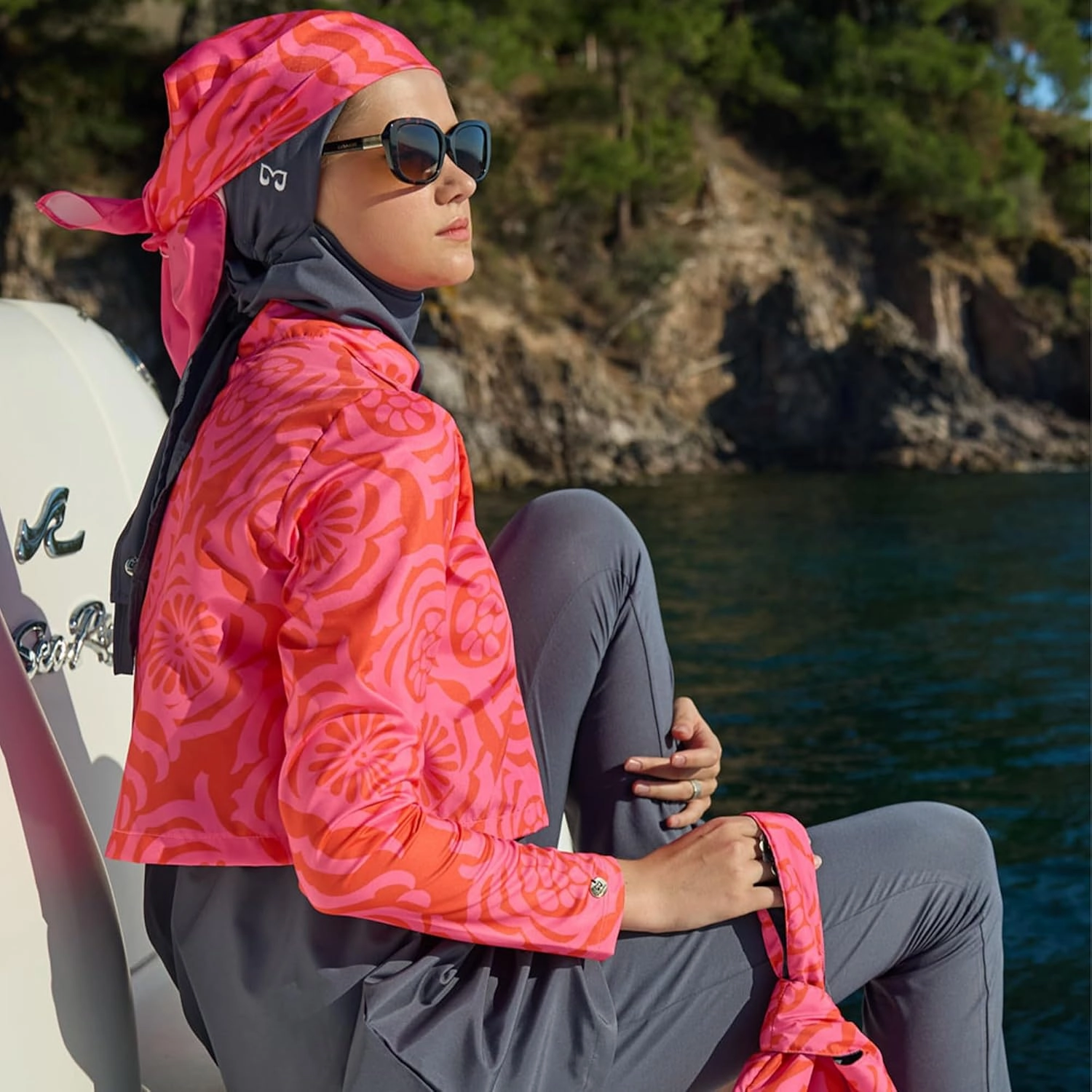 Modest Swimwear for Women 3-Piece Set | Parachute Swimsuit Set | Long Sleeve Burkini Set | Islamic Full Cover ​Bathing Suit