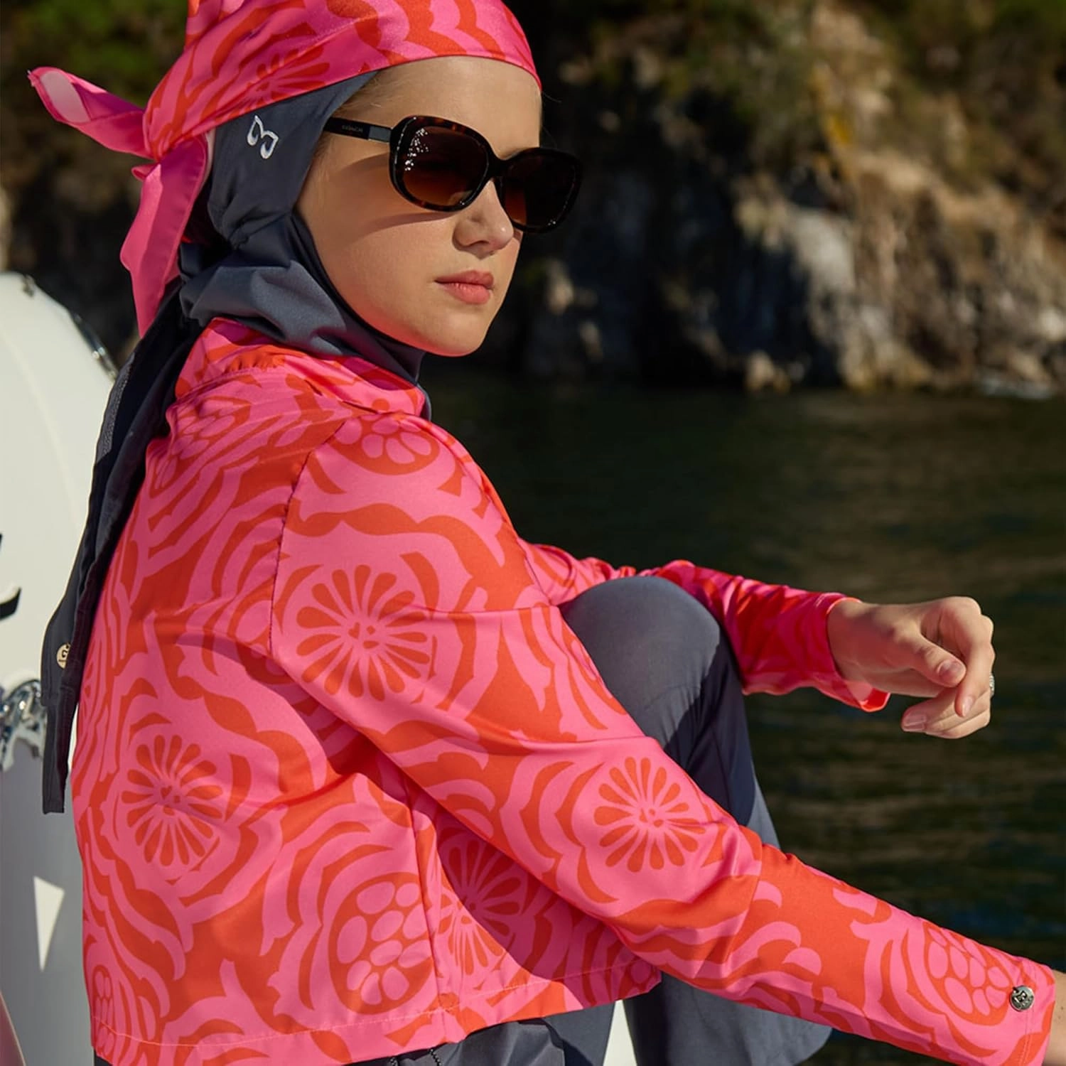 Modest Swimwear for Women 3-Piece Set | Parachute Swimsuit Set | Long Sleeve Burkini Set | Islamic Full Cover ​Bathing Suit