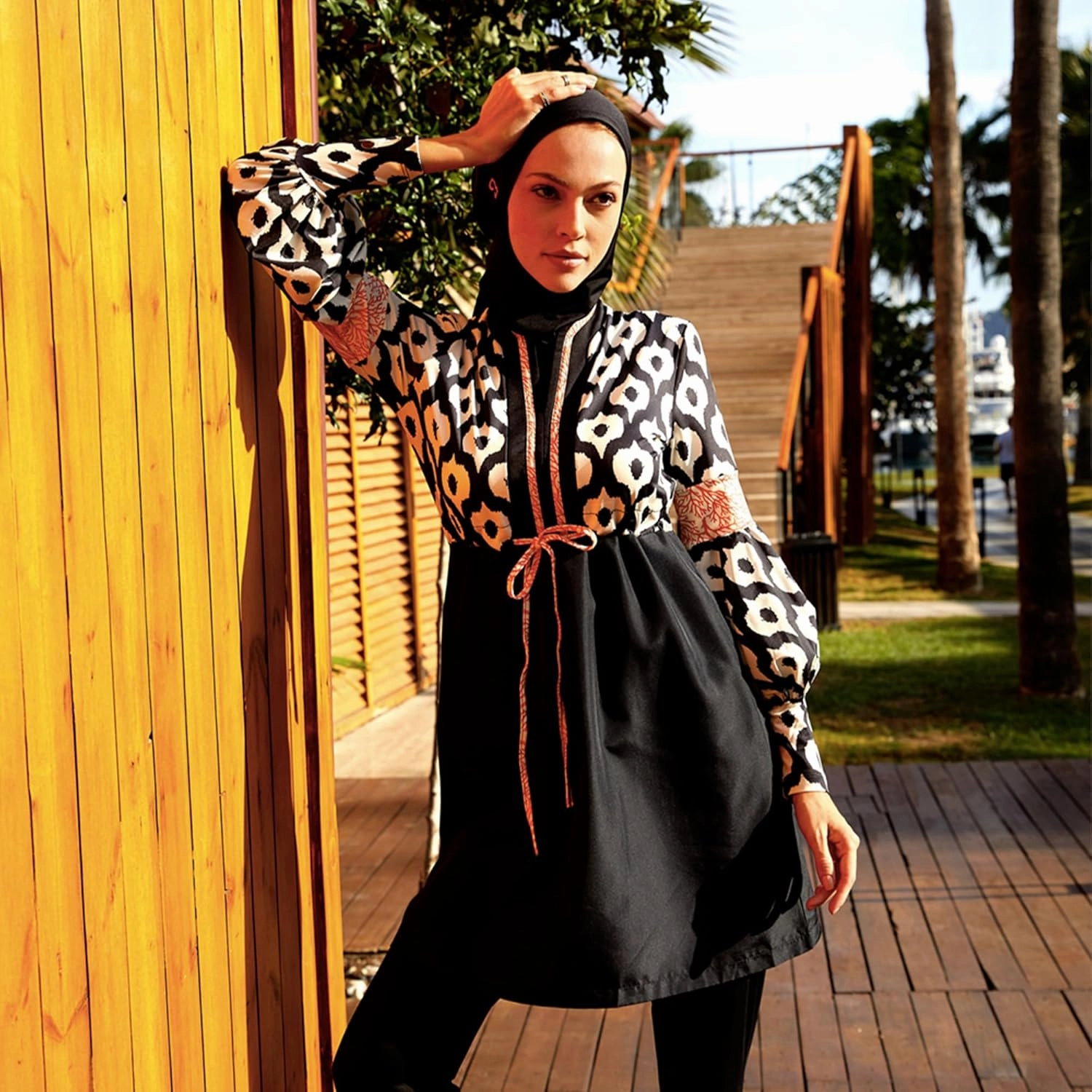 Modest Swimwear for Women 3-Piece Set | Swimsuit Suit Cover Set | Long Sleeve Burkini Set | Full Cover Hijab ​Bathing Suit