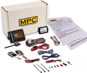 MPC 2-Way LCD Remote Starter Compatible with 1998-2002 GMC Savana 3500 |Gas| |Key-to-Start| (1) 5-Button 2-Way Backlit LCD Remote and (1) 5-Button 1-Way Remote